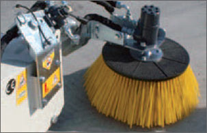 Detail of Edilzeta Multi-Purpose Bucket Sweeper - BSP 150